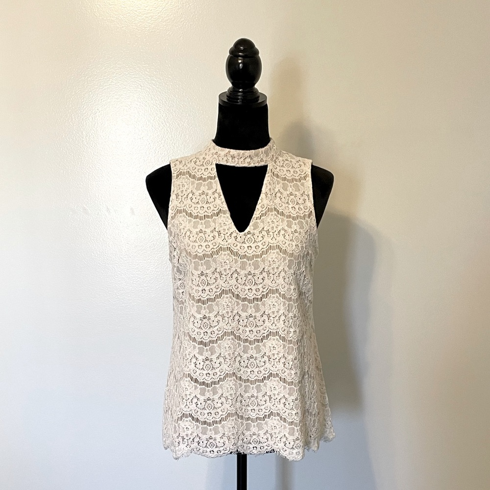 Ivory top, size medium